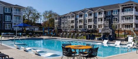 Seasonal outdoor pool