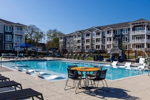 Seasonal outdoor pool