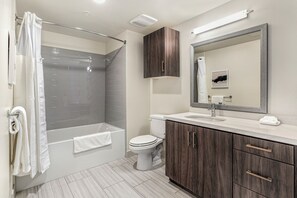 公寓, 1 間臥室 | 浴室 | 免費盥洗用品、吹風機、毛 巾、肥皂