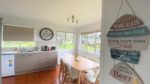 Microwave, stovetop, dishwasher, toaster