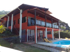 Exterior - House in a gated community on Enseada beach with a view of the beach (Guarujá)