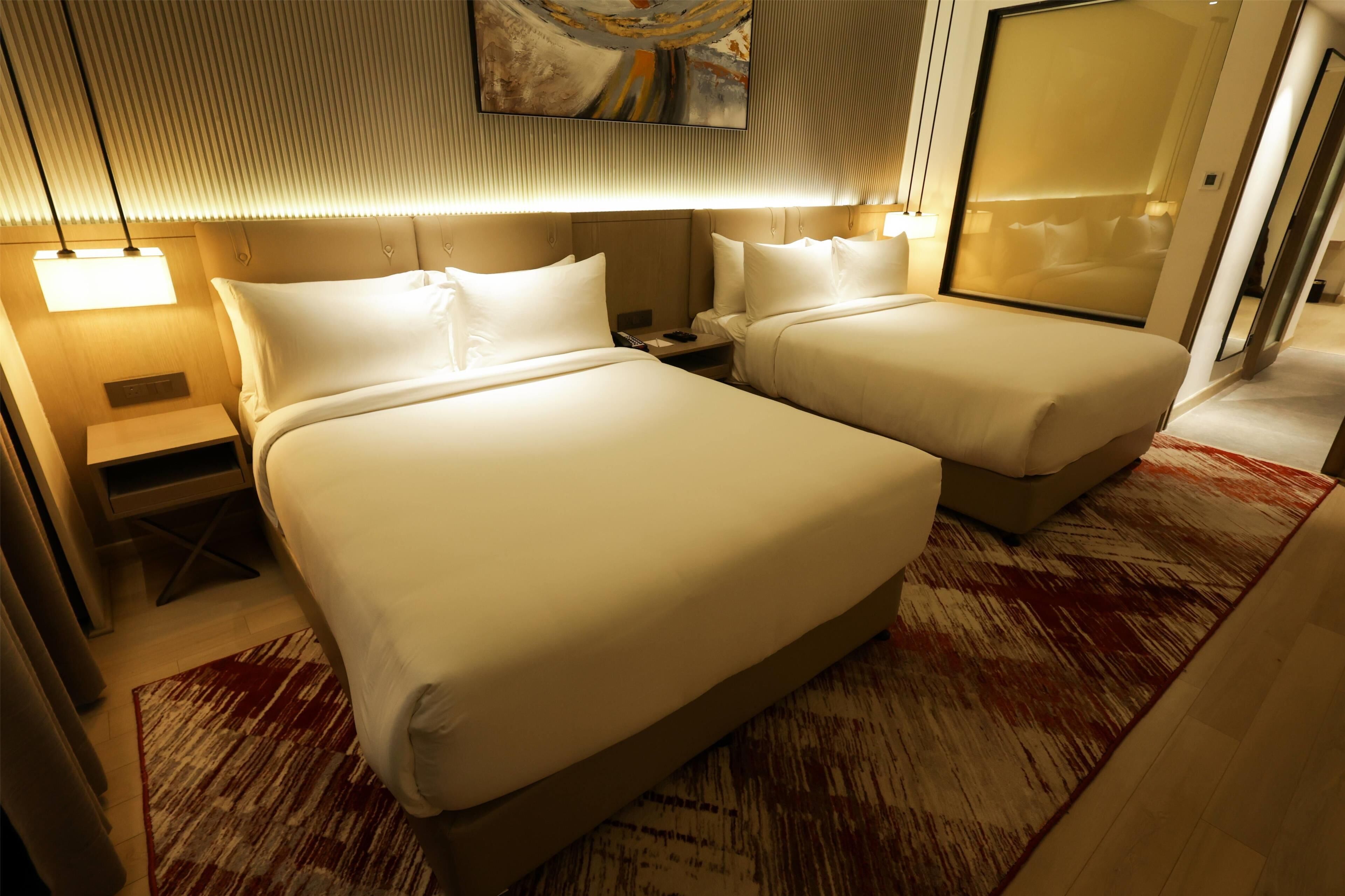 Quarto luxo, 2 camas de solteiro