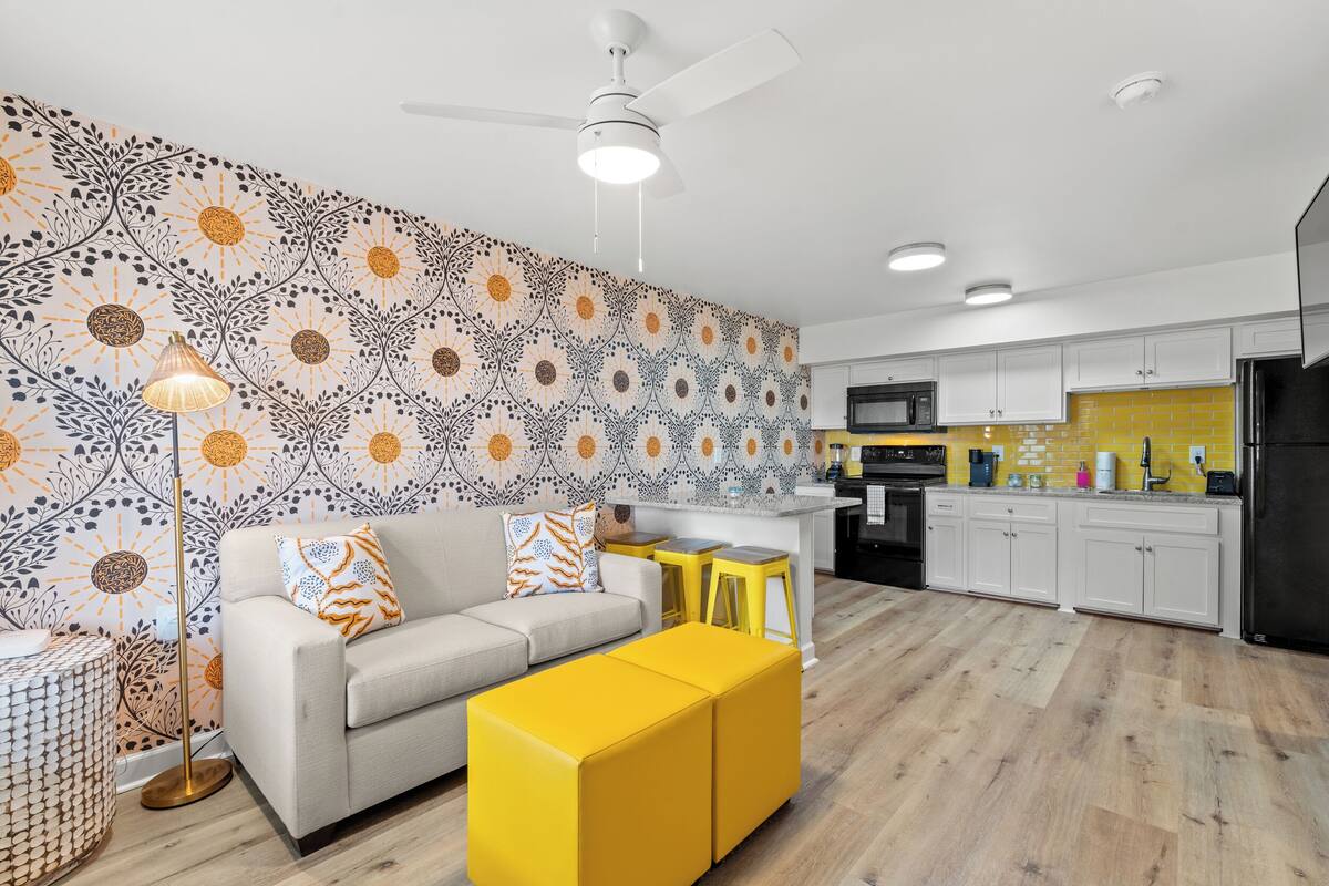 Leilighet, 1 soverom, kjæledyr tillatt | Oppholdsområde