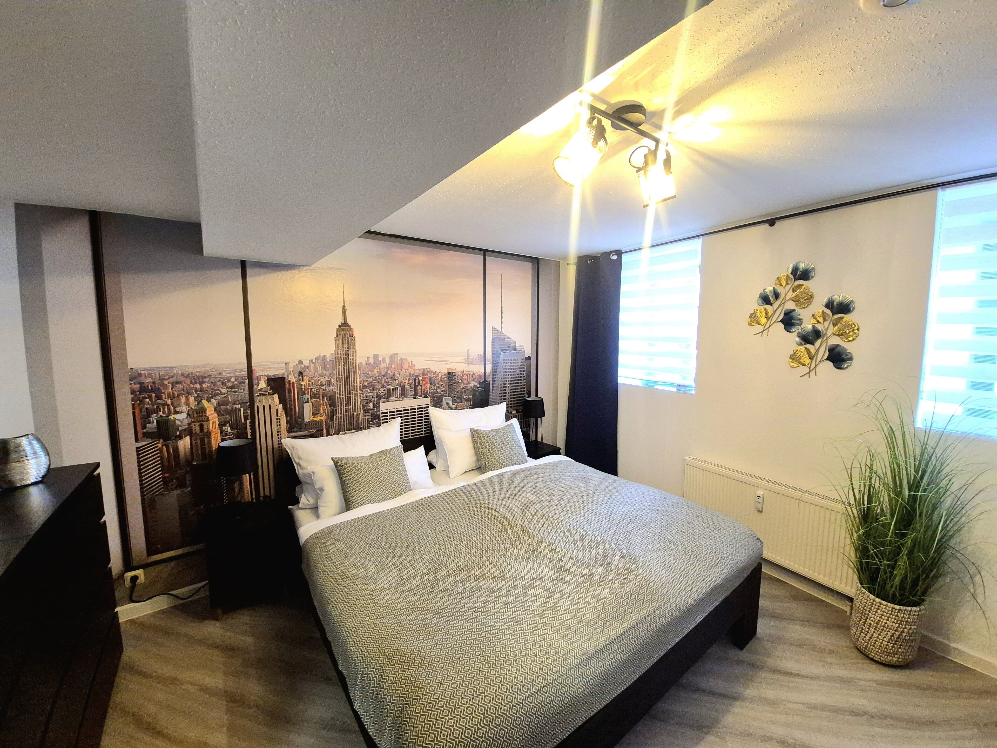 1 dormitorio, cuna de viaje, wifi gratis y ropa de cama