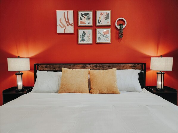 2 bedrooms, desk, iron/ironing board, free WiFi