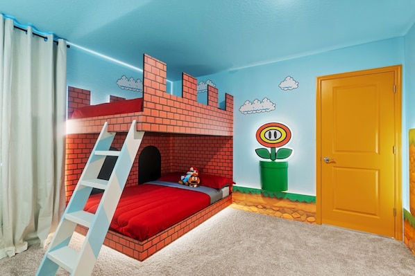 9 bedrooms, iron/ironing board, internet, bed sheets