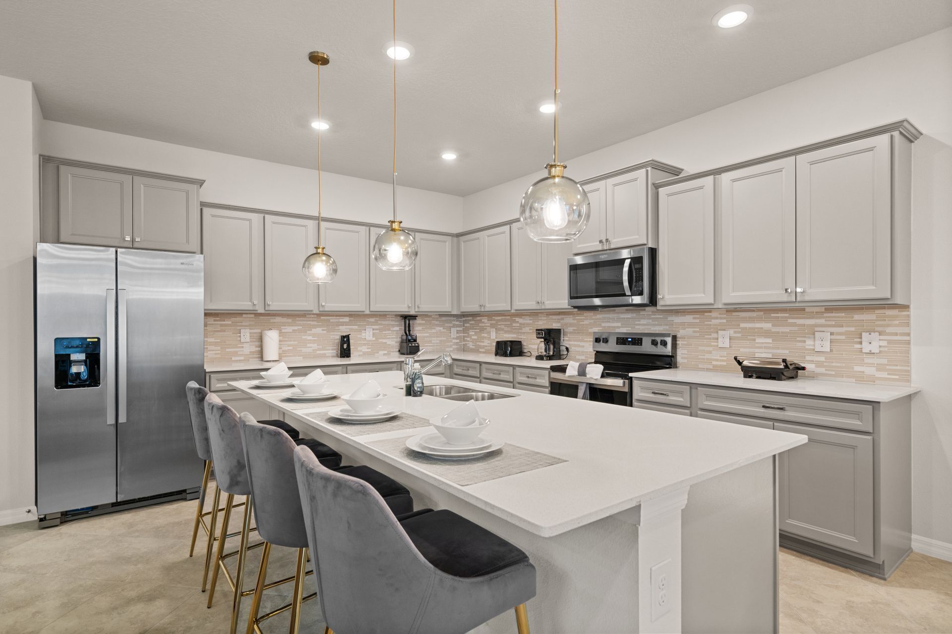 Microwave, oven, dishwasher