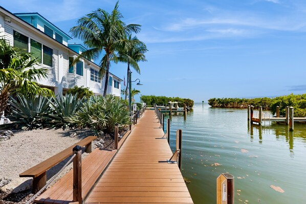 Property grounds - Breezy condo on the water with pool, hot tub & tennis court (Tavernier)