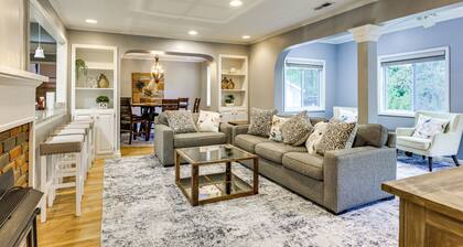 Large Yard w/ Pond: Family Retreat in New Albany!