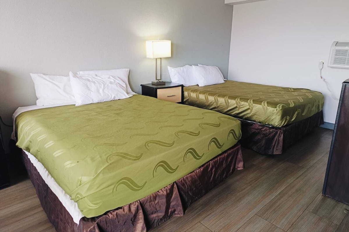 Room, 2 Queen Beds, Non Smoking | Desk, free WiFi, bed sheets