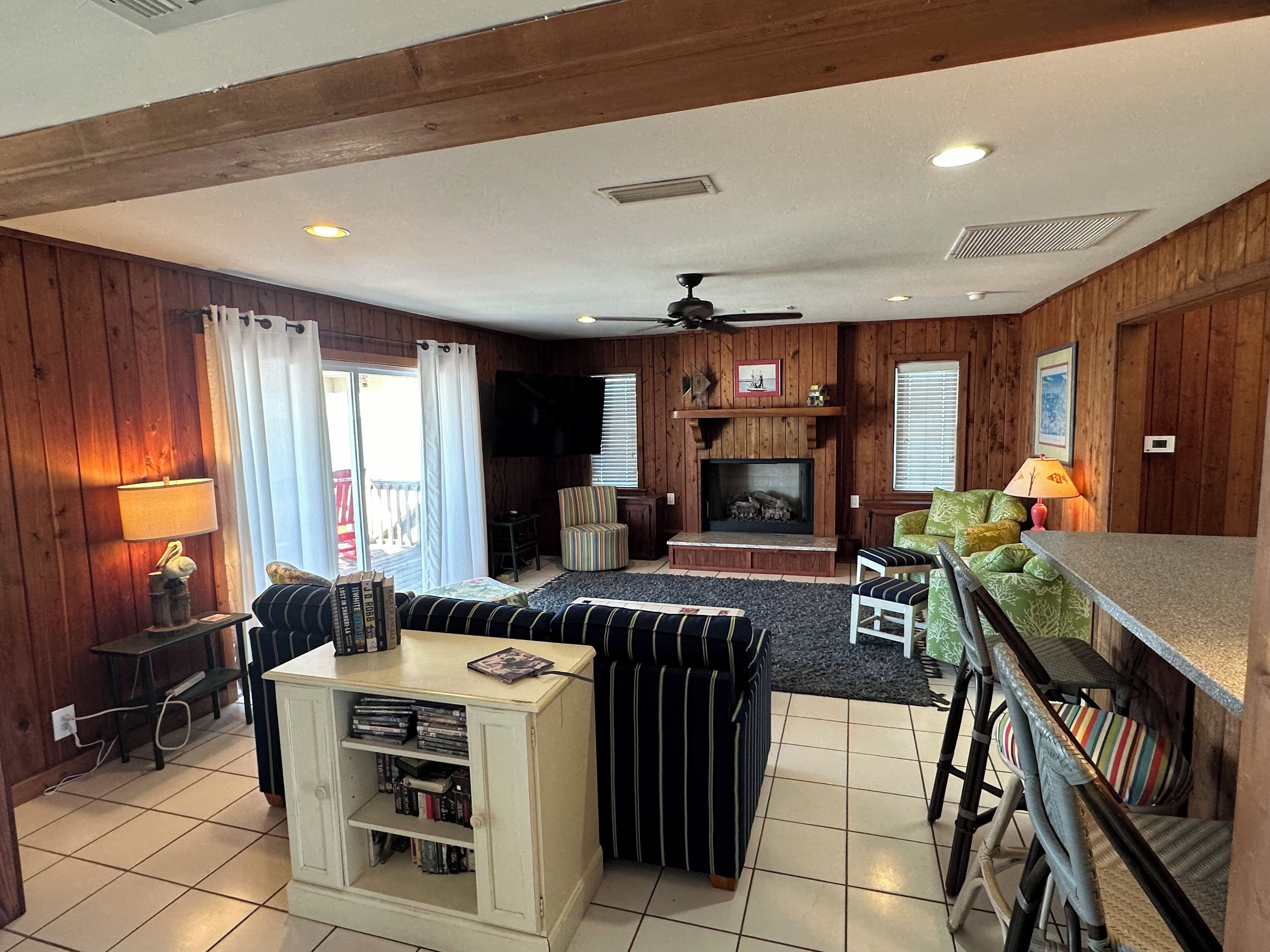 تلفزيون، مدفأة