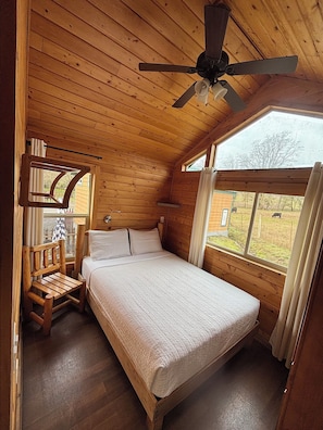 Cabane Standard, vue montagne