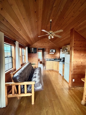 Deluxe Cabin, Mountain View | Living area