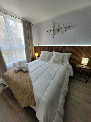 1 bedroom, iron/ironing board, internet, bed sheets - Santiago: fun and comfort nearby (Santiago)