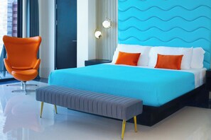 Habitación individual estándar, para no fumadores | Caja de seguridad en la habitación y escritorio