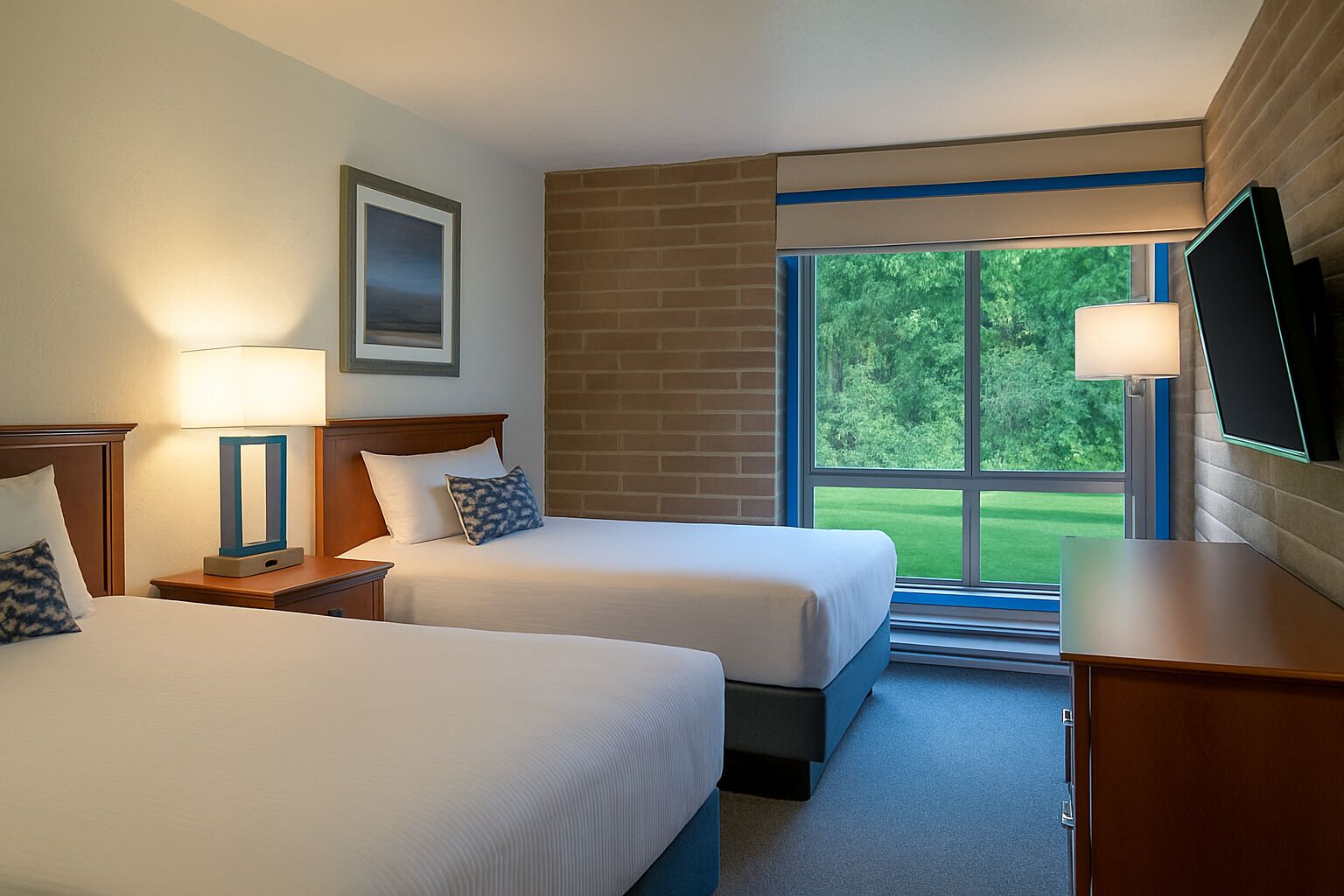 2 soverom, strykejern/-brett, internettilgang og sengetøy