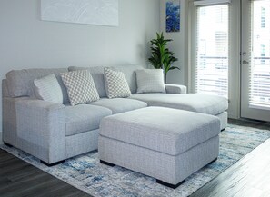 Smart TV, fireplace, printers