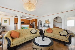 TV, fireplace, table tennis