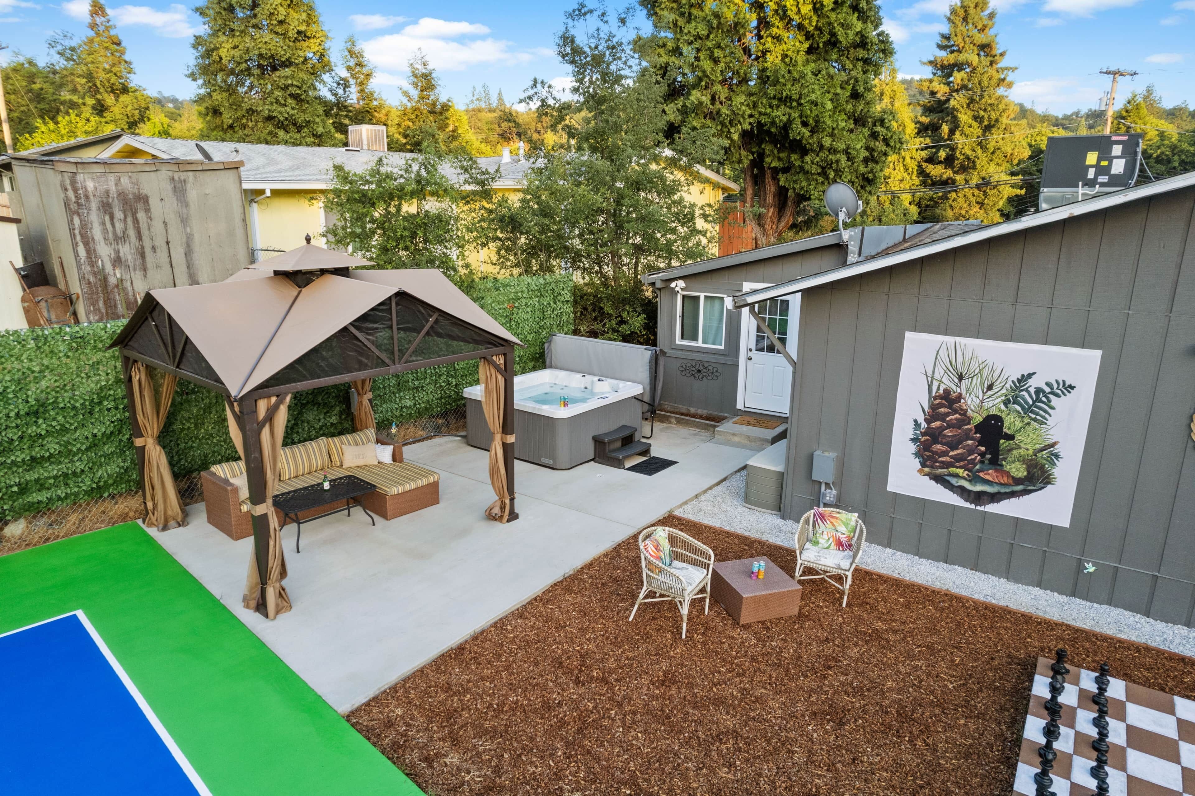 Idromassaggio all'aperto