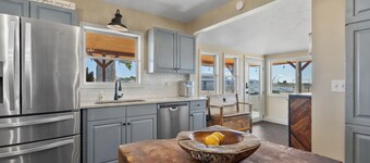 Farm style home in the heart of wine country, with acreage and a hot tub!