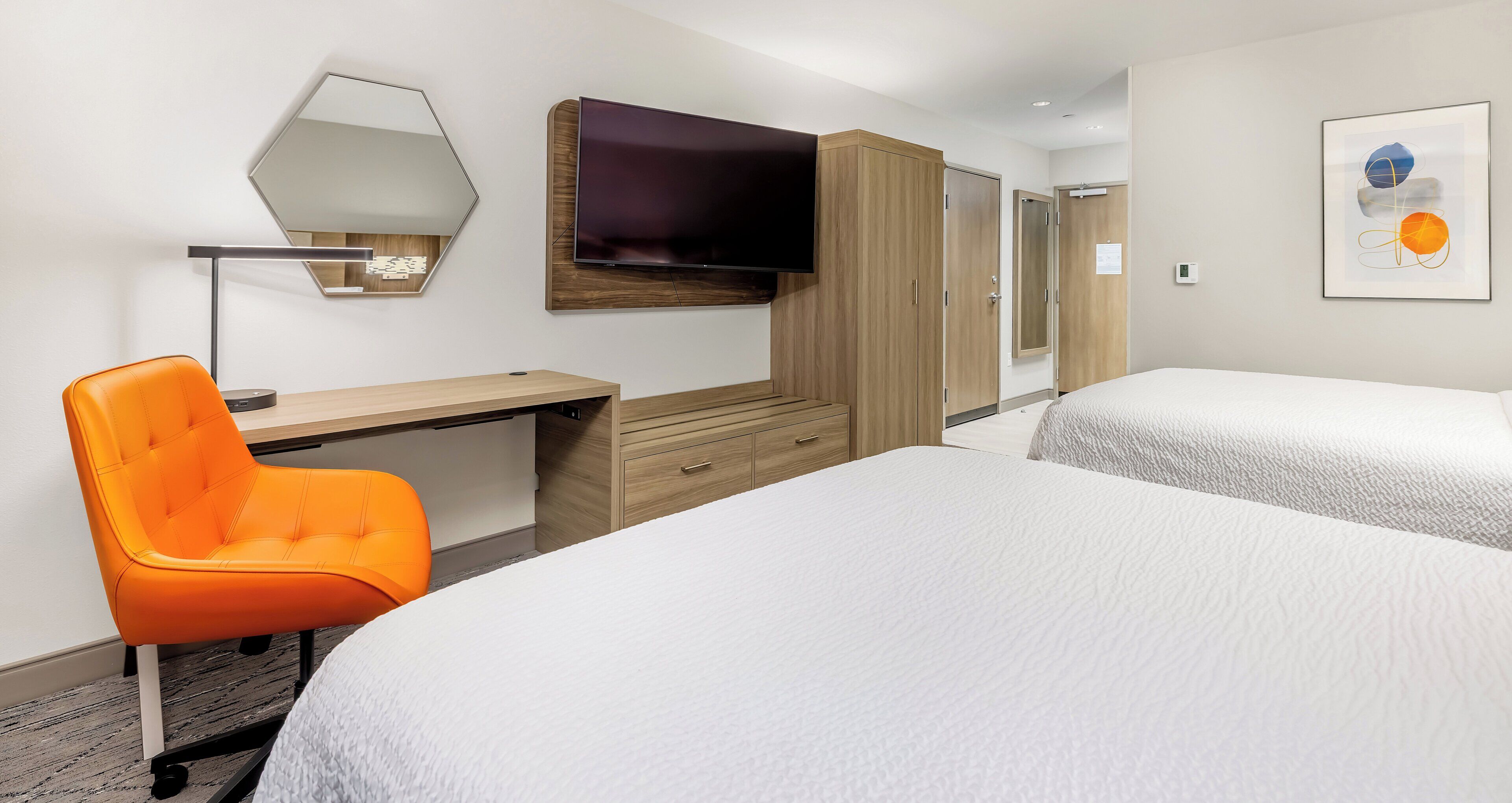Kamar Standar, 2 Tempat Tidur Queen (Walk-In Shower)