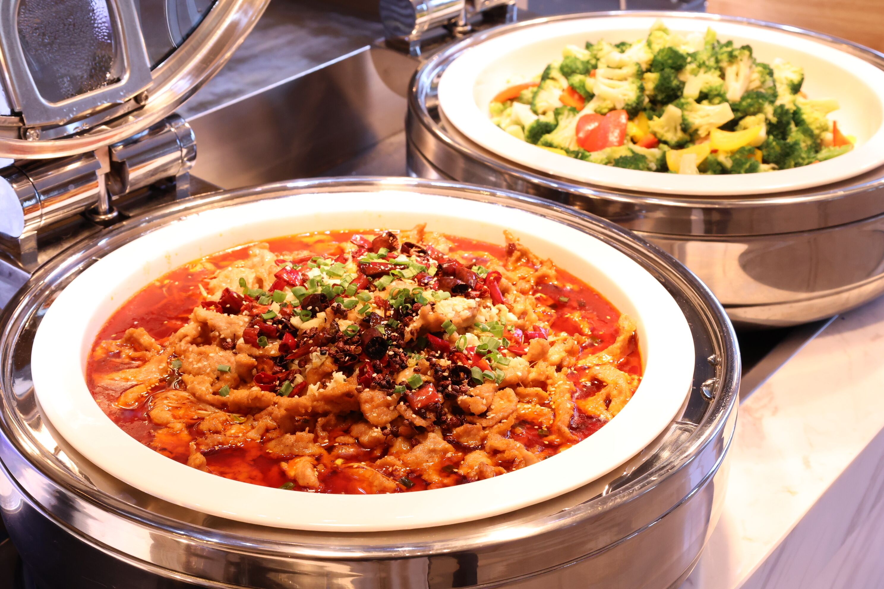 Daily buffet breakfast for a fee