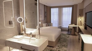Premium Room, 1 King Bed | Egyptian cotton sheets, premium bedding, down comforters - Holiday Inn Jinan Thousand Buddha Mountain By Ihg (Jinan)