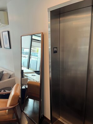 Interior entrance