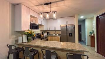 Microwave, oven, stovetop