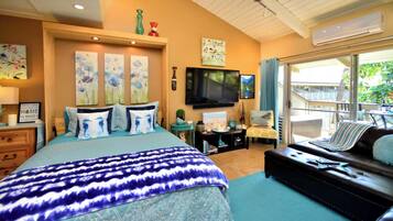 1 غرفة نوم ومكواة/لوح كي وواي فاي وملاءات أسرّة