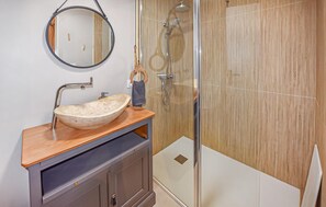 Shower, hair dryer