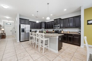 Fridge, microwave, oven, stovetop - Near Parks~Private Heated Pool~Resort Access~Games (Kissimmee)