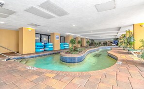 Indoor pool - Relaxing Oceanfront Condo- Holiday Pavilion Resort 211 (Myrtle Beach)