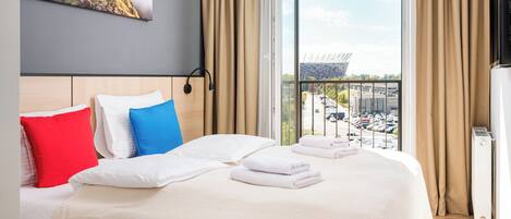 1 makuuhuone, silitysrauta/-lauta, Wi-Fi, vuodevaatteet