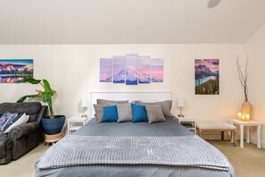 2 habitaciones, tabla de planchar con plancha, wifi y ropa de cama 