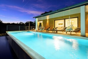 Una piscina climatizada