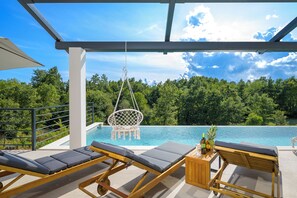 Una piscina climatizada