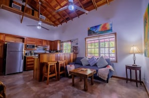 Smart TV - Ariel's Lair: Whimsical Beachfront 1BR Casita in Ambergris Caye (San Pedro)