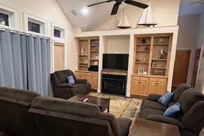 Smart TV, DVD player, stereo