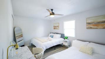 2 Schlafzimmer, Schreibtisch, kostenloses WLAN, Bettwäsche