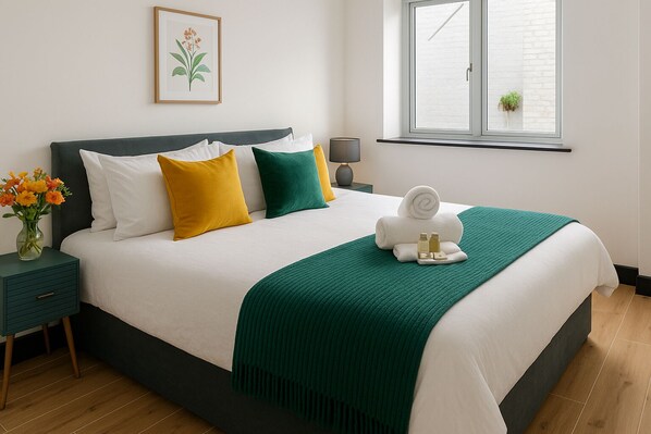 1 bedroom, WiFi, bed sheets - North London 1-Bed Apt, Sleeps 3, 10 Min to Tube (London)