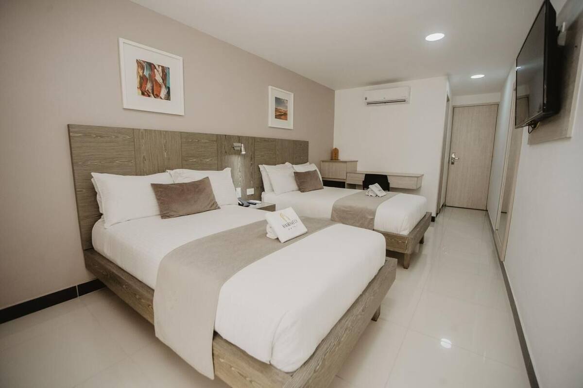 In-room safe, blackout curtains, free WiFi