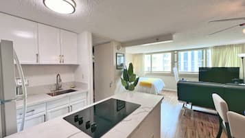 1 soveværelse, skrivebord, strygejern/strygebræt, Wi-Fi