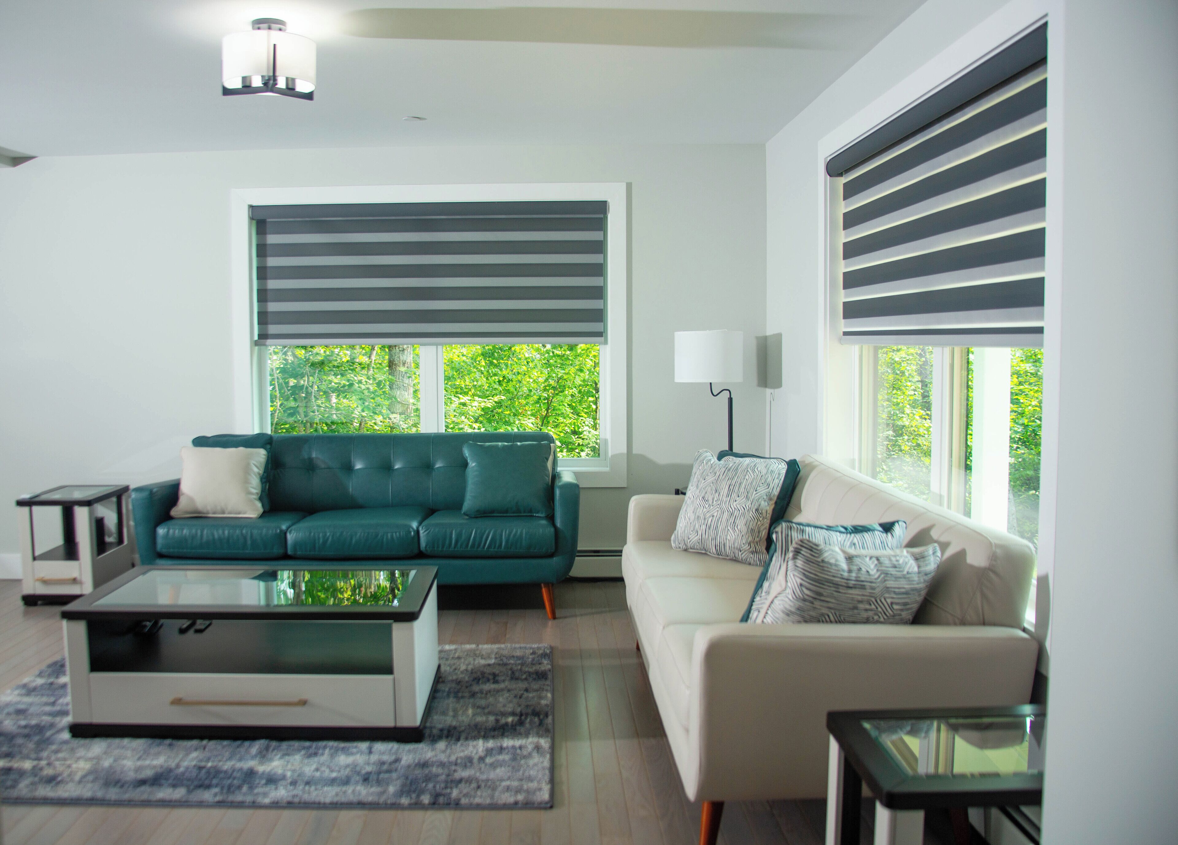 Televisión, chimenea