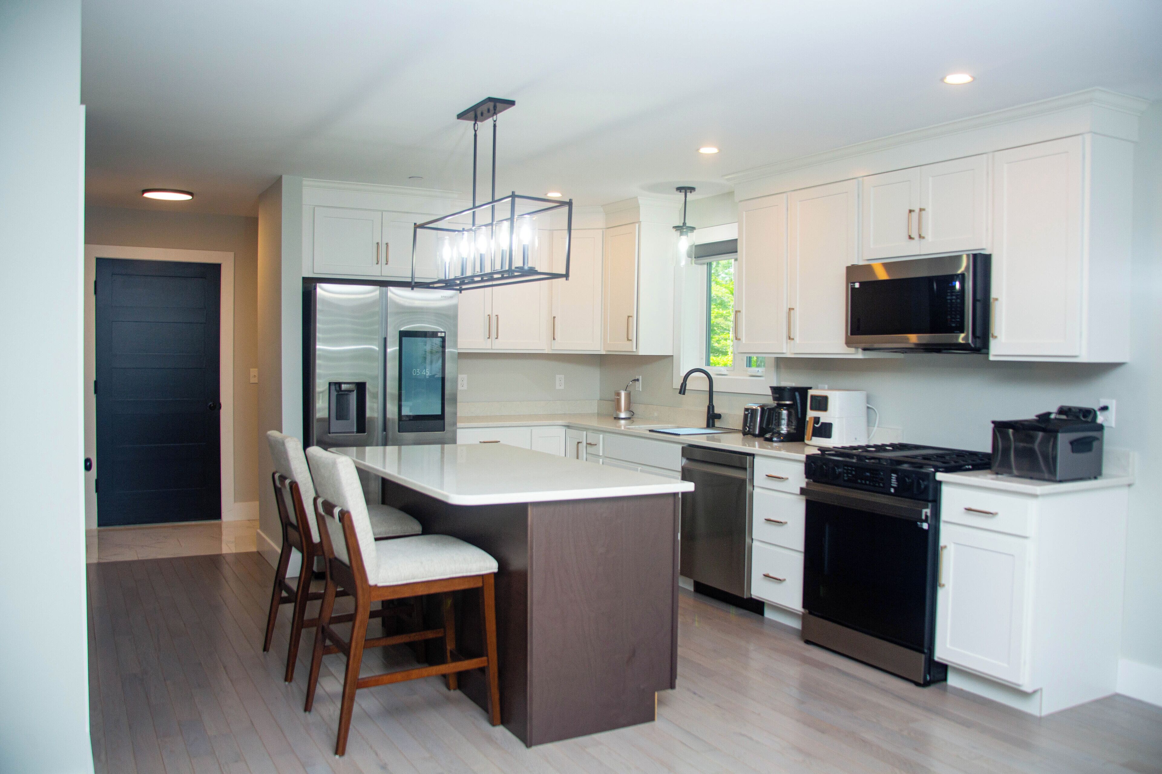 Microwave, stovetop, dishwasher