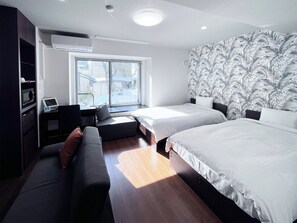 1 多间卧室、办公桌、免费 WiFi、床单