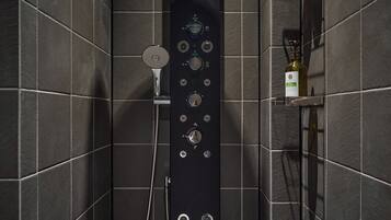 Hair dryer, towels