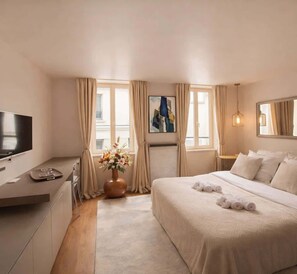 1 bedroom, iron/ironing board, travel cot, WiFi