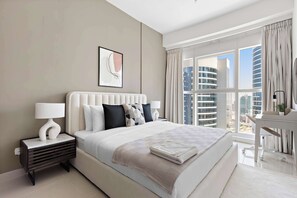 2 bedrooms, desk, iron/ironing board, WiFi