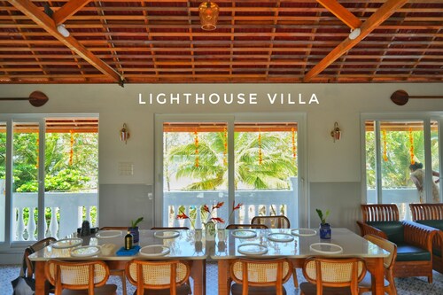 LIGHTHOUSE VILLA -A private pool villa between the Arabian sea and backwaters
